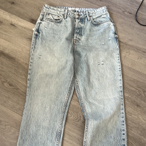 GRLFRND Super High Rise Karolina come back around skinny light blue 28 - Picture 3 of 9